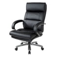thumbnail image 2 of Big and Tall Executive Chair in Black Bonded Leather, 2 of 9
