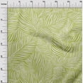 thumbnail image 3 of oneOone Tissu Polyester Lycra Vert2 Feuilles Matériel de Robe Tissu Imprimé Tissu au Mètre 56 Pouces de Large, 3 of 5