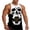 1-Orange, variant on Telankuip Men's Funny Pattern Print Muscle Tank Tops for Retro Athletic Workout Sleeveless T-Shirt Lightweight Comfy Casual Streetwear Graphic Tee 10-White XL