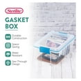 thumbnail image 2 of Gasket Box, Stackable Storage Bin with Latching Lid, 12 Quart, 18 Pack, 2 of 4