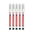 thumbnail image 1 of Panxico Pen Tools 20mm Long Head Deep Hole Marker Pen Building Marker Pen Marking Tool Metal Marker Pen Marker Pen Woodworking Ink Marker Pen 5pc 10ml Black, 1 of 9