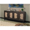 thumbnail image 3 of Crafters and Weavers Malta Two-Tone Solid Wood Sideboard / Console in Black, 3 of 3