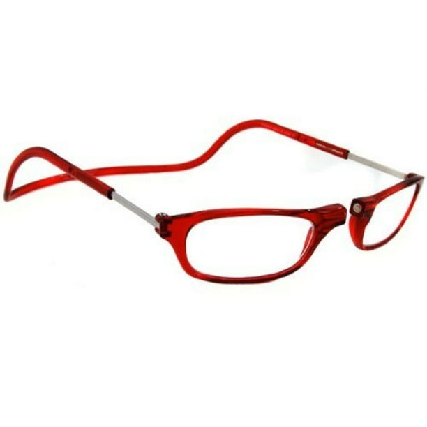 clic reading glasses red (2.00)