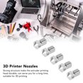thumbnail image 4 of 5Pcs Copper Plated 3D Printer Nozzles High Thermal Conductivity  Inner Wall Compatible With 1.75mm Filament For V5-V6 Extrusion Hot End 3D Printer, 4 of 8