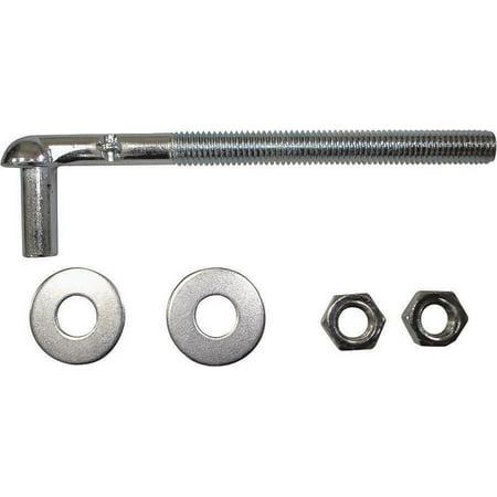 

ProSource LR083 Bolt Hook 1/2 in Thread 4-3/4 in L Thread 6 in L Steel Zinc-Plated