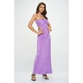 thumbnail image 4 of Renee C. Plisse Halterneck Maxi Cutout Dress with Open Back - Rosa Apparel, 4 of 5