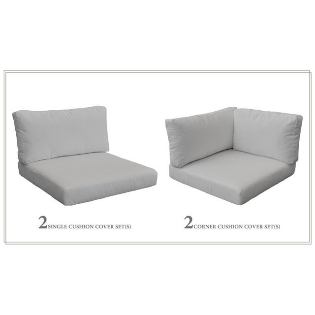 Jeu de Coussins pour MONACO-05b en Gris