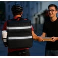thumbnail image 2 of Food Delivery Bag,Large Insulated Backpack for Doordash/Uber Eeats, Expandable Cooler Bags for Bike/Motorcycle with Reflective Strip and Cup Holders,Reusable Pizza Food Delivery Bag with Hand Straps, 2 of 9