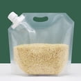 thumbnail image 1 of 5PCS Transparent Food Storage Bags Moisture & Mold Resistant Sealed Storage Bags for Rice Flour Nuts Storage, 1 of 2