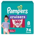 thumbnail image 2 of Couches Pampers Cruisers 360°, taille 8, 74 unités, 2 of 21