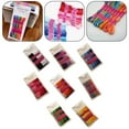 thumbnail image 4 of BUYISI 12 Pieces Thread Similar DMC Cross Stitch Cotton Embroidery Thread Floss Sewing Skeins Craft Cross Stitch Thread Green, 4 of 6