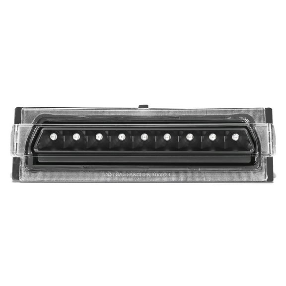 DNA Motoring 3BL-CCV91-LED-BK For 1991 to 1996 Chevy Corvette Black Housing Rear Trunk Lid Full LED Third 3rd Tail Brake Light Lamp 92 93 94 95