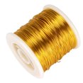 thumbnail image 3 of 1 rollo de alambre de cobre resistente al deslustre de alambre de 55 m para joyería de bricolaje, para hacer joyas y manualidades (oro oscuro, 0,8 mm), 3 of 7