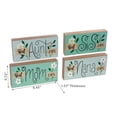 thumbnail image 3 of Maison Concepts MDF Rectangle Table Blocks Family Inpired (Multi) 4.72" X 1.57" X 9.45" -Set of 4, 3 of 4