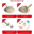 thumbnail image 2 of Pirate Treasures Dig Kit with 7 Bricks Digging Tools STEM Archaeology Paleontology Educational Science Christmas Birthday Gift for Students, 2 of 3