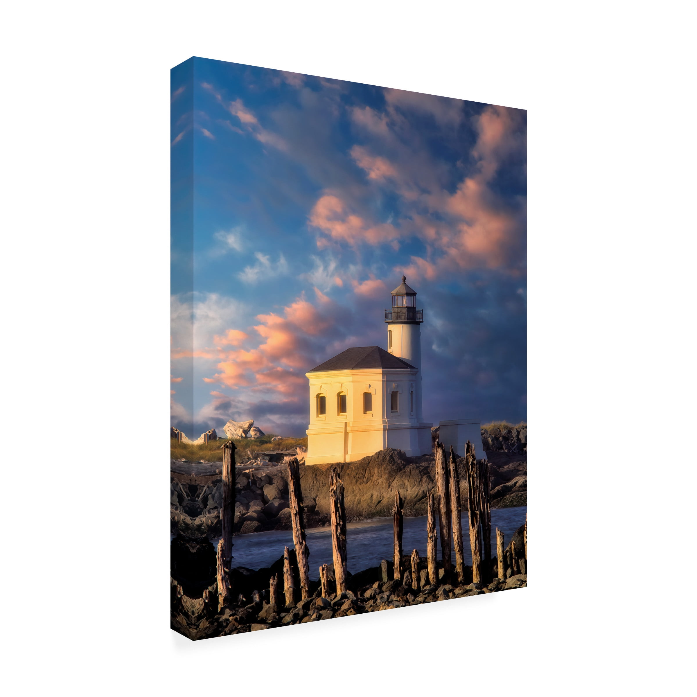 Dennis Frates 'Lighthouse 15' Canvas Art