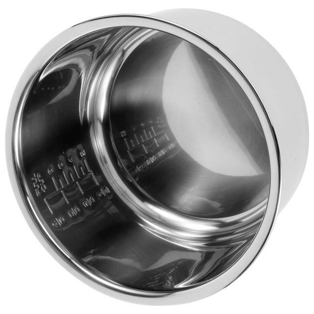 OULII Casserole en Acier Inoxydable Cuiseur à Riz avec Bol en Acier pour Cuisson 1 Paquet