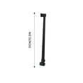 thumbnail image 3 of Hearth & Gear Style Mounted Showerhead Extension Rod Shower Shower Stainless Steel Showerhead Head Support Arm 12 Inch Shower Head Lights Handheld Dog Shower Attachment Shower Filter Head with, 3 of 7