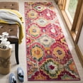 thumbnail image 4 of SAFAVIEH Monaco Noweel Geometric Area Rug, Red/Blue, 6'7" x 6'7" Square, 4 of 10