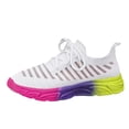 thumbnail image 2 of Women's Lace Up Walking Shoes Breathable Ultra Lightweight Sport Casual Ladies Girls Fashion Platform Sneakers, 2 of 8