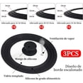 thumbnail image 2 of Juego de tapas para sartenes universales de 3 piezas, Tapa para sarten de silicona templada, Adecuada para sartenes, Ollas, Sartenes y otros utensilios de cocina, 2 of 4
