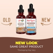 MaryRuth's Mushroom Complex Liquid Extract Drops Tincture, Ages 14+, USDA Organic, Unique Blend, Vegan, Gluten-Free, 30 Servings, 1 fl oz