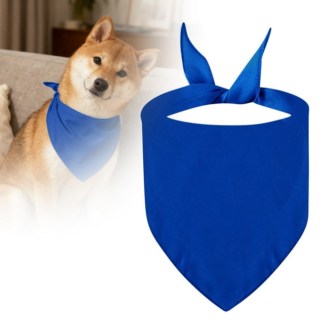 Versatile Absorbent Towel Scarf and Bib for Cats and Dogs Adjustable Triangular Pet Neckwear