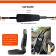 thumbnail image 3 of Luckybay Car Seat Side Organizer, Auto Seat Storage Hanging Bag, Phones, Drink, Stuff Holder with Mesh Pocket for Cars, SUV & Truck (1 Pack), 3 of 9