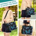 thumbnail image 5 of Large Insulated Lunch Bags for Women Men Leakproof Thermal Meal Lunch Tote Bag for Office Work Picnic Travel Butterfly and The Moon 12L, 5 of 6