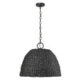 thumbnail image 2 of Golden Lighting Rue 3-light Outdoor Pendant in Natural Black, 2 of 11