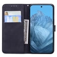 thumbnail image 4 of For Google Pixel 7 5G 6.3" Large Butterfly Pattern Embossed Strong Magnetic Attachment/Closure, Card Slots/Pocket, PU Leather Flip Wallet Case ﻿,Black,For Pixel 7 5G, 4 of 6