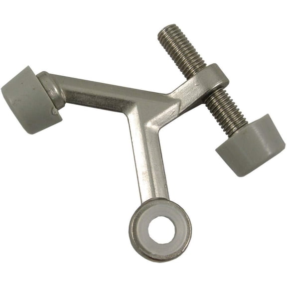 Delaney Hardware 402601 HD Hinge Pin Door Stop, Satin Nickel