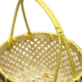 thumbnail image 4 of Cesta de frutas tejida a mano, cesta para guardar frutas y aperitivos, ideal para cocina, hogar y cafetería. Mango amarillo, 4 of 5