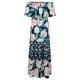 thumbnail image 3 of WILLBEST Vestido Largo Bohemio Con Hombros Descubiertos Y Estampado Floral: Elegante Vestido Largo Informal Para Mujer, Ideal Para Playa., 3 of 3