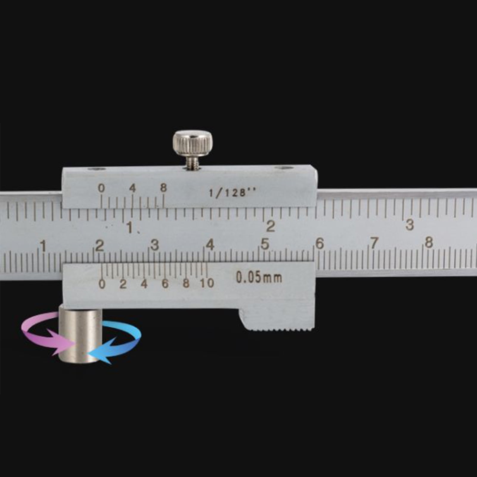 Metal Scribers Calipers, 200mm 8in Marking Gauges Calipers, Carbides Scribes Calipers for Scribing Iron, Steel,