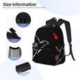 thumbnail image 3 of Fotbe French Bulldog Mochila Ligera Casual para Laptop para Hombres y Mujeres, Mochila Impermeable de Uso Diario, Mochila para Universidad, 3 of 6