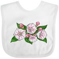 thumbnail image 3 of Inktastic Mountain Laurel Flowers Boys or Girls Baby Bib, 3 of 4