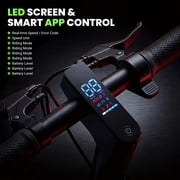 iScooter Electric Scooter, 500W Peak Max 21Mph & 19 Miles, 8.5 Pneumatic Tire, Commuting E-Scooter for Adults with APP Control