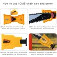 thumbnail image 5 of Chainsaw Teeth Sharpener 14-20In Chain Saw Blade Bar Fast Sharpening Stone Tool', 5 of 6