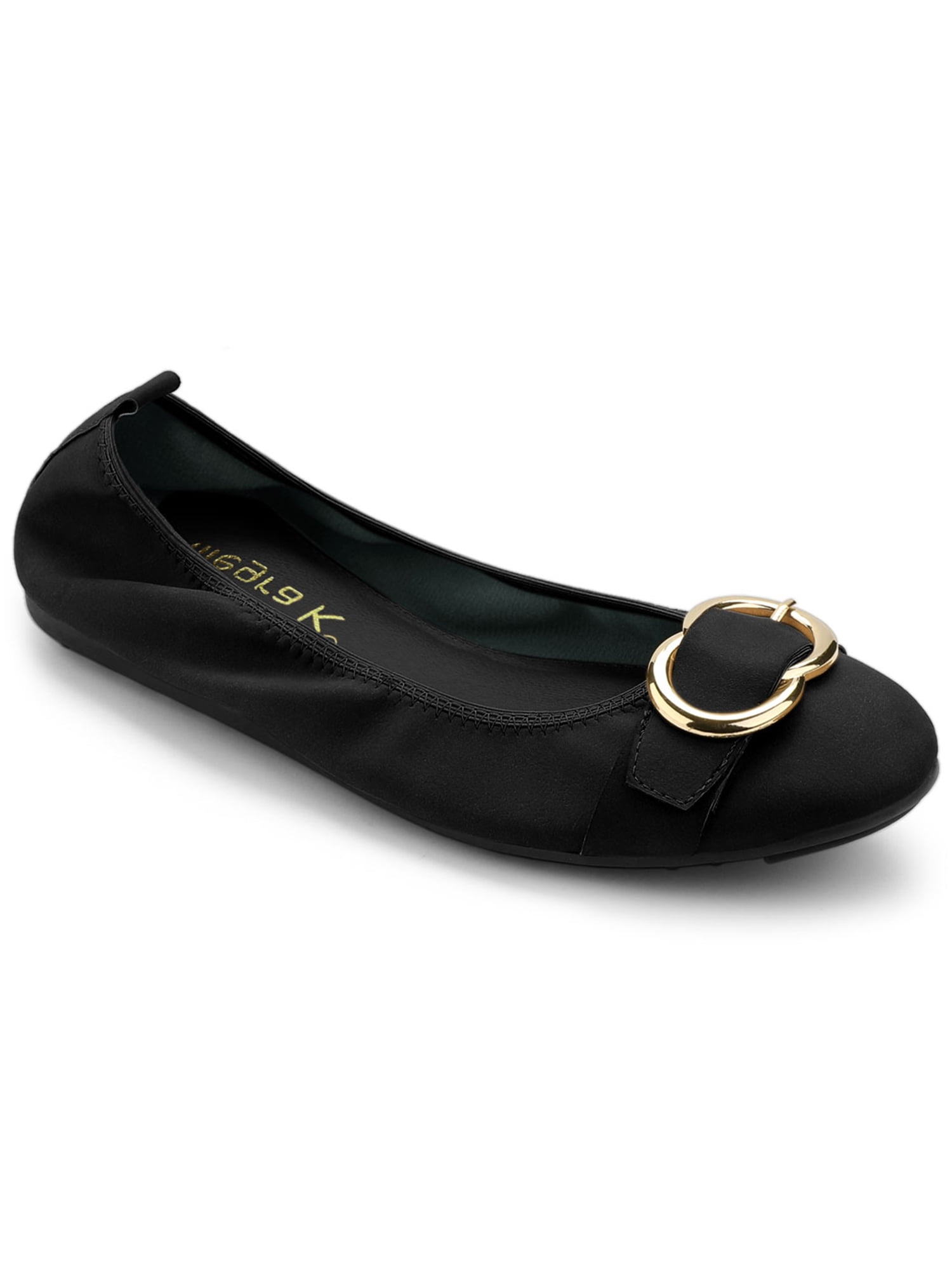Unique Bargains Women's Comfortable Round Toe Slip On Ballet Flats