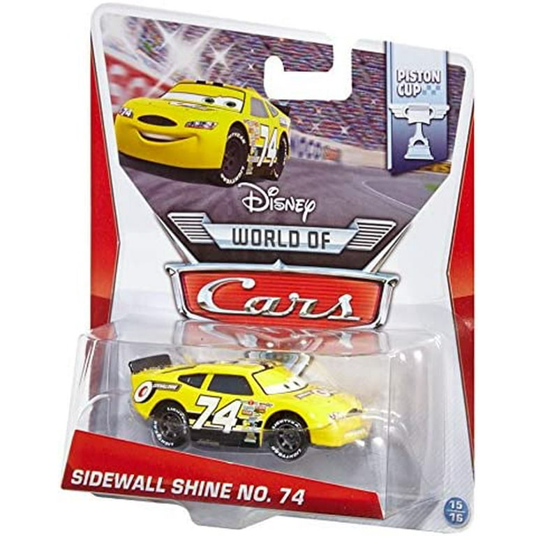 Disney Cars The World of Cars Sidewall Shine No. 74 Diecast Car