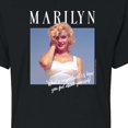 thumbnail image 3 of Marilyn Monroe - How You Feel About Yourself Cropped Graphic T-Shirt, 3 of 5