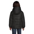 thumbnail image 6 of Weather Tamer Boys Hooded Long Sleeve Chest Stripe Winter Puffer Coat, Sizes 4-16, 6 of 6