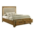 thumbnail image 3 of New Classic Furniture Talcott 5Pc Wood C King Bedroom Set w Chest in Honey/Brown, 3 of 10