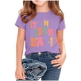 thumbnail image 4 of Mgmyaa Birthday Girl Print Shirts 8 Styles Print Girls Birthday Tshirts Short Sleeve Tees, 4 of 5