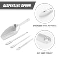 thumbnail image 3 of AURARMLET 1Set Durable Silver Medicine Powder Shovel Set for Accurate Dispensing At Home, 3 of 6