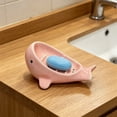 thumbnail image 4 of EQWLJWE Storage Totes,Storage Bag Organizer,Cute Soap -Draining Soap No Water Accumulation Bar Soap Tray Plastic Soap Storage Rack for Bathroom Shower, 4 of 9