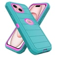 thumbnail image 3 of Asuwish Compatible with iPhone 15 6.1 inch Phone Case Hybrid Rugged Shockproof Hard Protective Drop Proof Full Body Heavy Duty Mobile Cell Cover for i Phone15 i15 15Case Women Men Green, 3 of 7