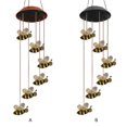 thumbnail image 3 of Wosthever Campanas de viento solares luces colgantes impermeables luz que cambia de Color teñido liso campana de viento lámpara de estatuilla para Iluminación y accesorios Rojo Wosthever HA067901-01, 3 of 6