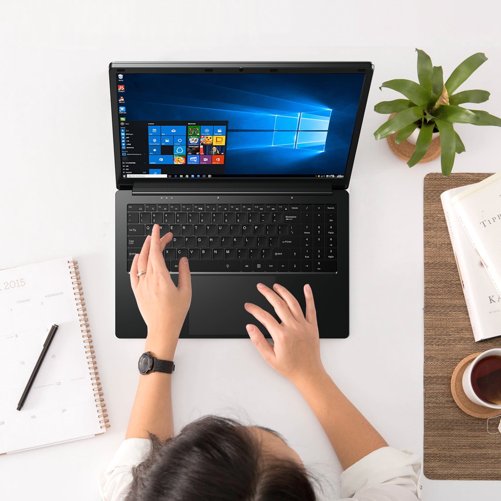 Core Innovations CLT1564BL 15.6" Laptop with Windows 10 S, Intel Celeron 3GB RAM 64GB Flash Storage (Black)